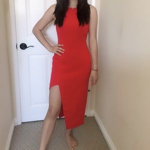[BRAND NEW] JAY GODFREY red midi dress!!